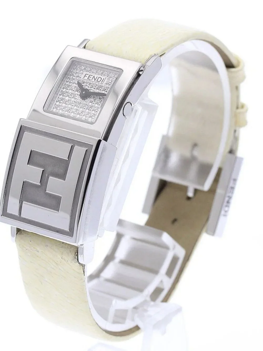FENDI Secret 2 time zone 5500L white Dial Quartz Ladies Watch_971494